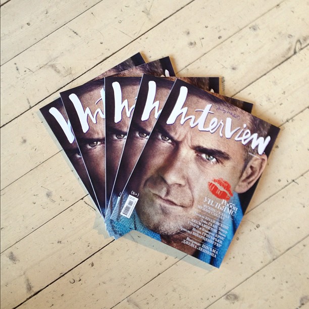 We have the latest issues of the legendary “Interview” magazine