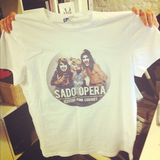 Our friends from #sado opera sent us their stickers and T-shirts